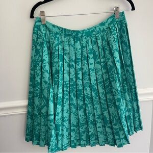 LL Bean Signature midi pleated accordion skirt, Size 8